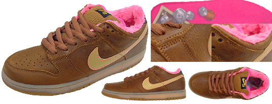 Nike Dunk Low Premium sb@J[Flt british tan/metallic gold